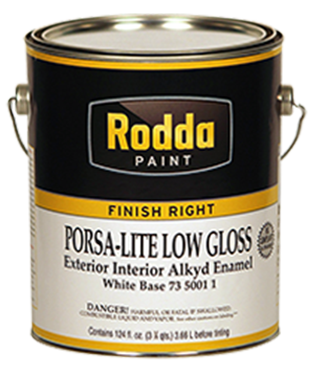 Rodda Paint Porsalite 7350011 Interior-Exterior Paint