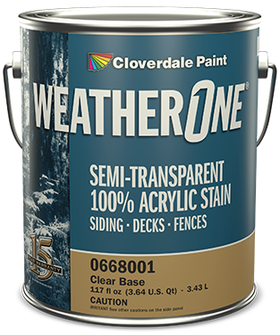 Rodda Paint Weather One Semi-Transparent Stain